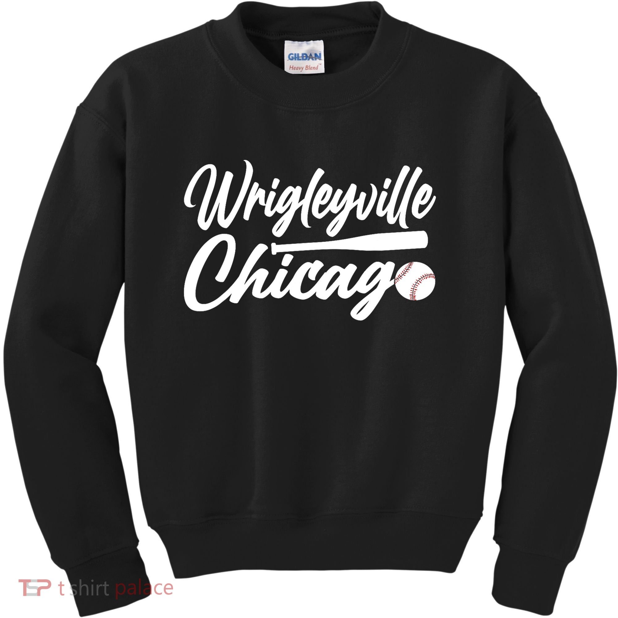 Wrigleyville Chicago Baseball American Kids Sweatshirt
