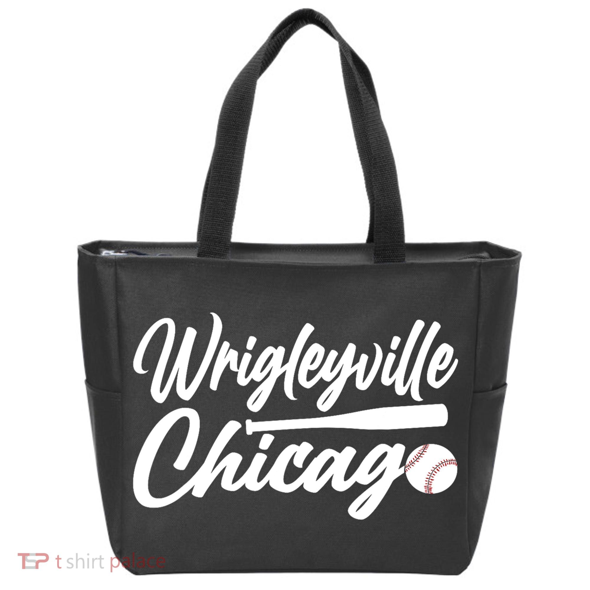 Wrigleyville Chicago Baseball American Tote Bag