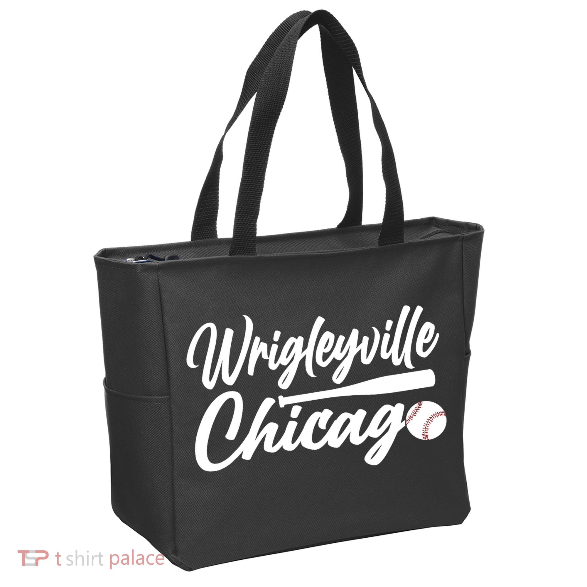 Wrigleyville Chicago Baseball American Tote Bag
