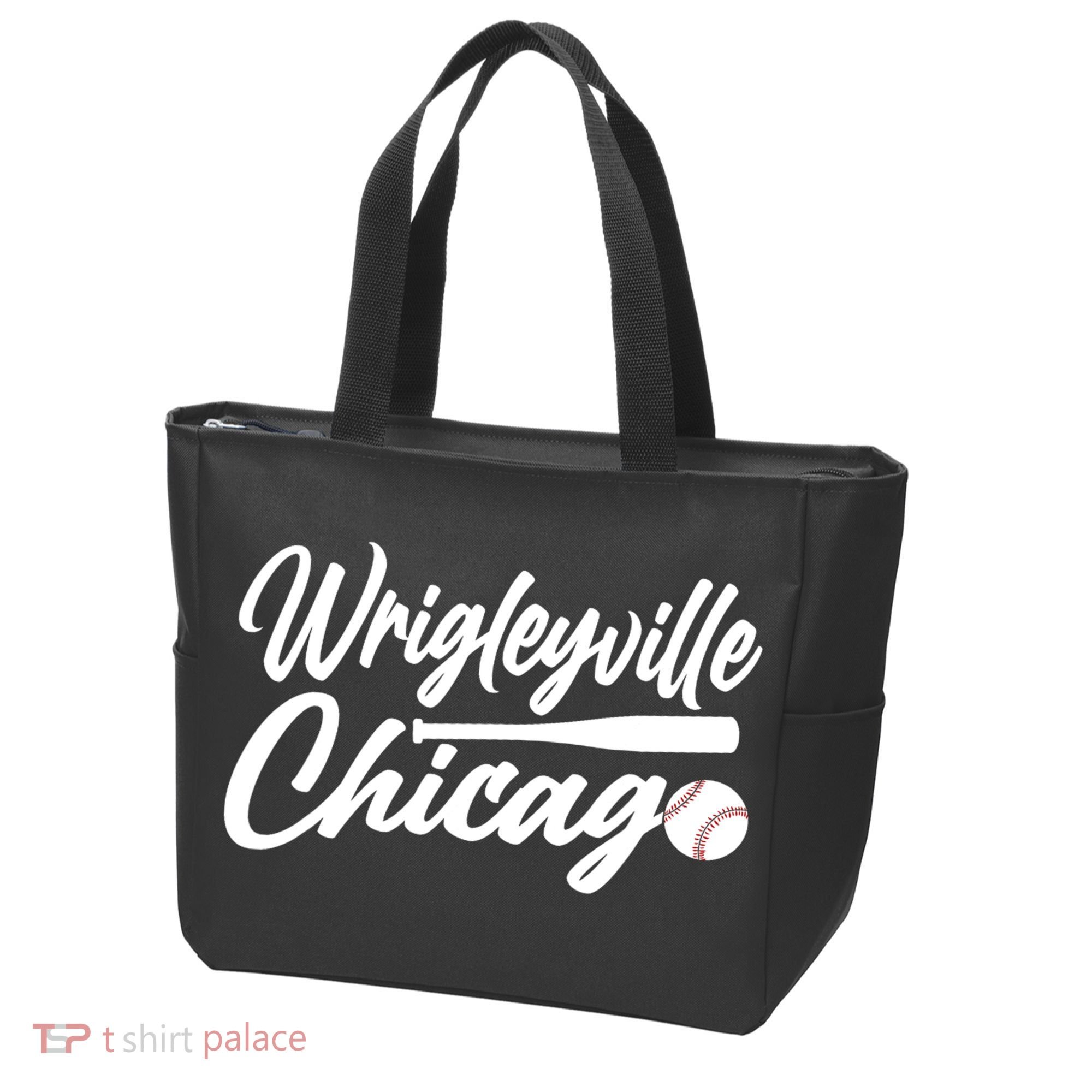 Wrigleyville Chicago Baseball American Tote Bag