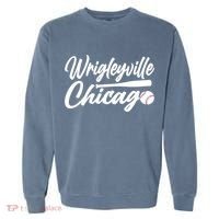 Wrigleyville Chicago Baseball American Garment-Dyed Sweatshirt thumb 0