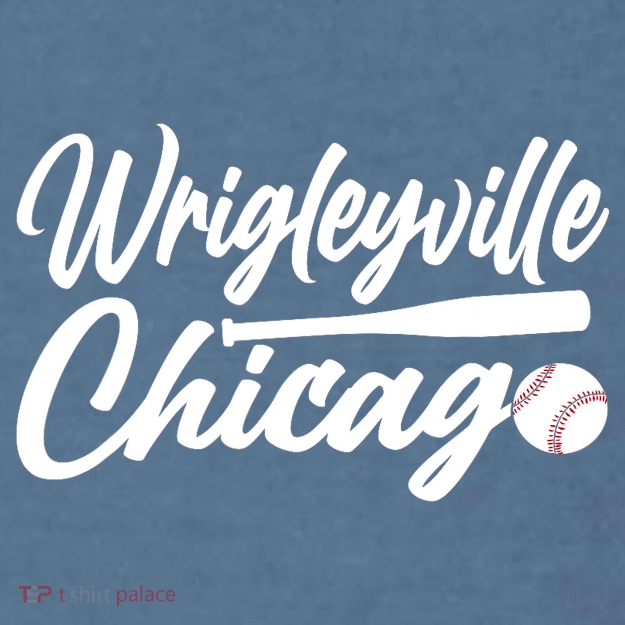 Wrigleyville Chicago Baseball American Garment-Dyed Sweatshirt
