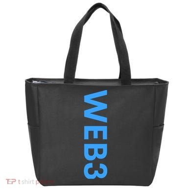 WEB3 Crypto Blockchain NFT Internet3.0 DeFi Metaverse Web3.0 Tote Bag