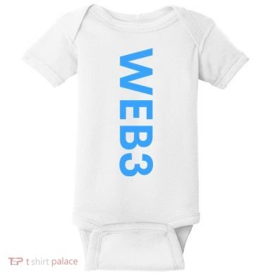 WEB3 Crypto Blockchain NFT Internet3.0 DeFi Metaverse Web3.0 Baby Bodysuit