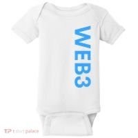 WEB3 Crypto Blockchain NFT Internet3.0 DeFi Metaverse Web3.0 Baby Bodysuit thumb 0