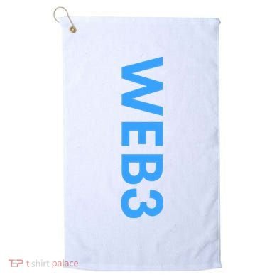 WEB3 Crypto Blockchain NFT Internet3.0 DeFi Metaverse Web3.0 Golf Towel