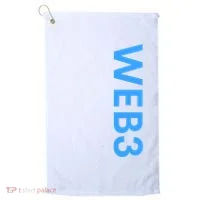 WEB3 Crypto Blockchain NFT Internet3.0 DeFi Metaverse Web3.0 Golf Towel thumb 0