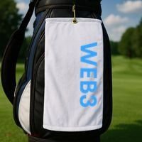 WEB3 Crypto Blockchain NFT Internet3.0 DeFi Metaverse Web3.0 Golf Towel thumb 2