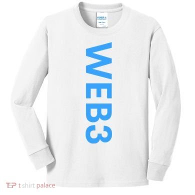 WEB3 Crypto Blockchain NFT Internet3.0 DeFi Metaverse Web3.0 Kids Long Sleeve Shirt