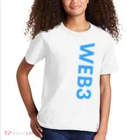 WEB3 Crypto Blockchain NFT Internet3.0 DeFi Metaverse Web3.0 Kids T-Shirt thumb 2