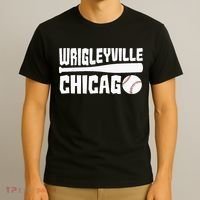 Wrigleyville Chicago Baseball American  T-Shirt thumb 3