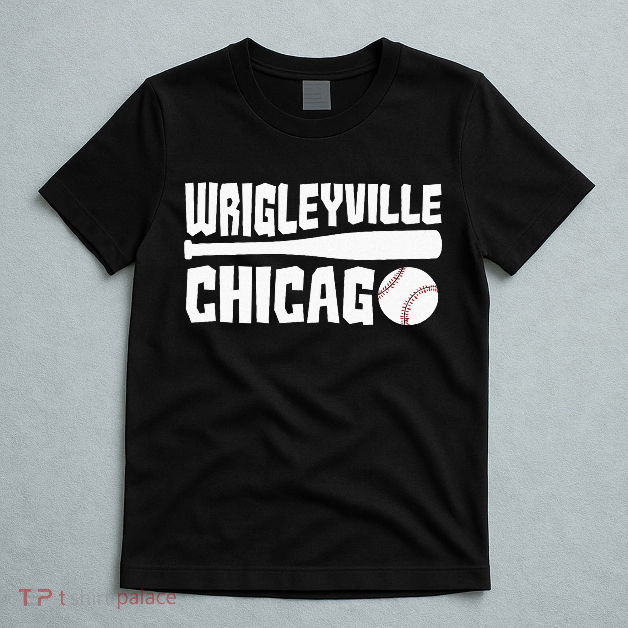 Wrigleyville Chicago Baseball American  T-Shirt