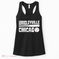 Wrigleyville Chicago Baseball American  Women's Tank Top thumb 0