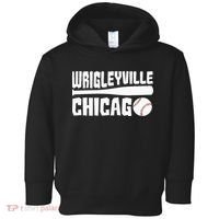 Wrigleyville Chicago Baseball American  Toddler Hoodie thumb 0