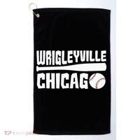 Wrigleyville Chicago Baseball American  Golf Towel thumb 0