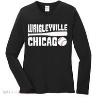 Wrigleyville Chicago Baseball American  Women's Long Sleeve Shirt thumb 0