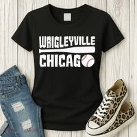 Wrigleyville Chicago Baseball American  Women's T-Shirt thumb 3