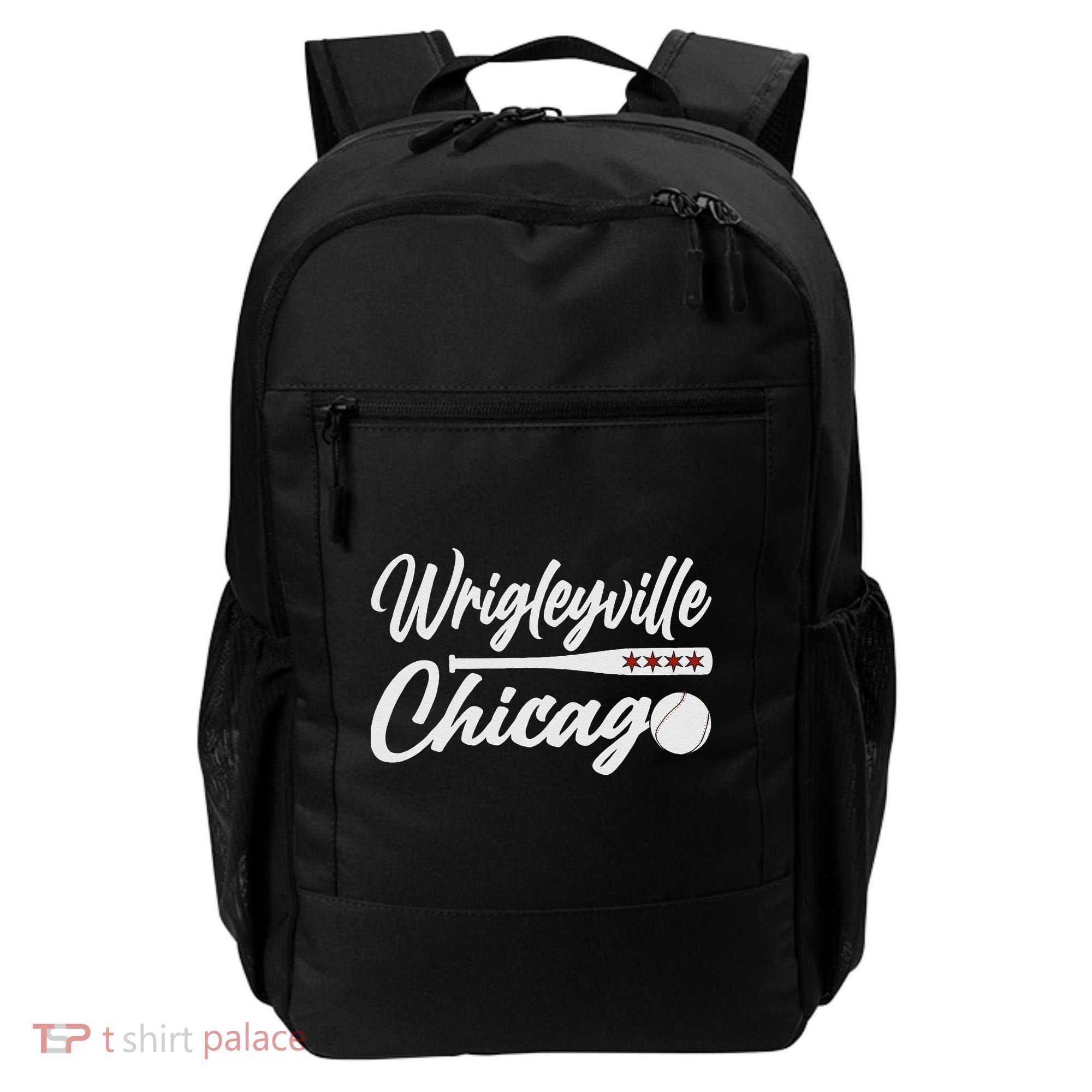 Wrigleyville Chicago Baseball American Backpack