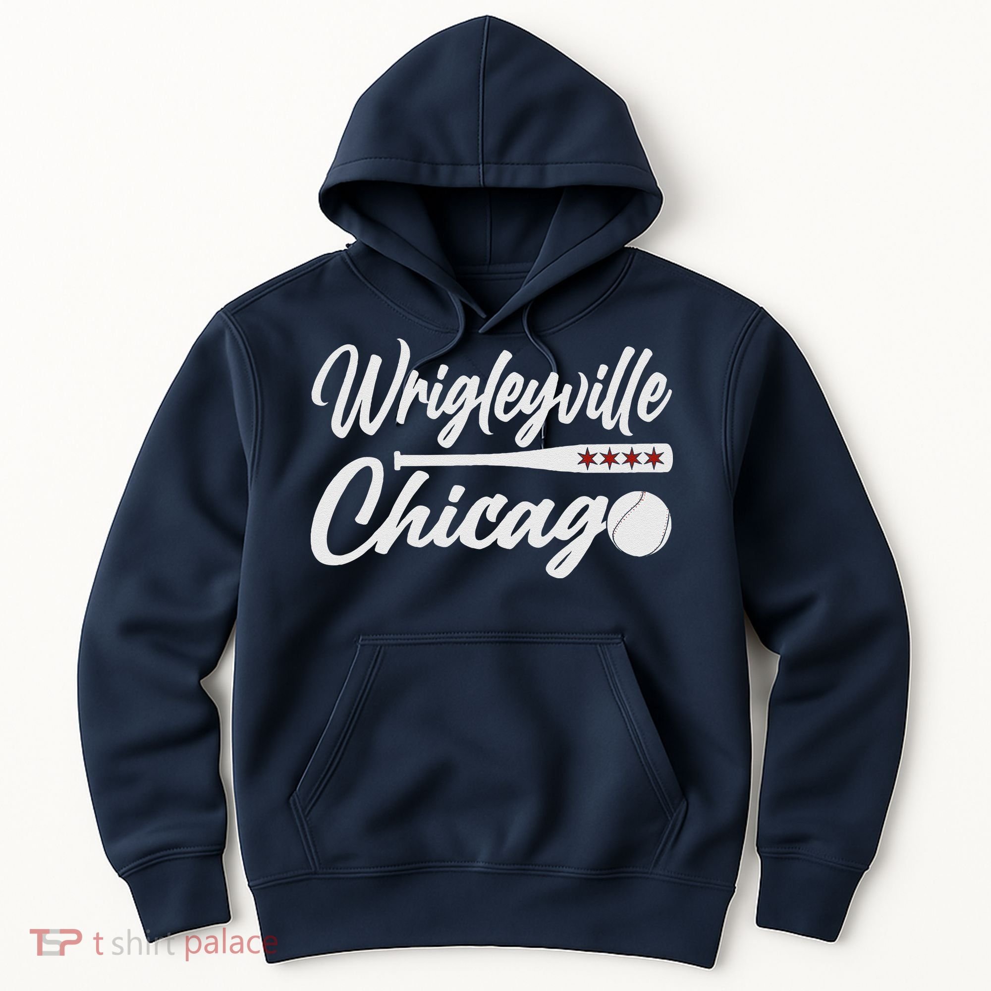 Wrigleyville Chicago Baseball American Hoodie