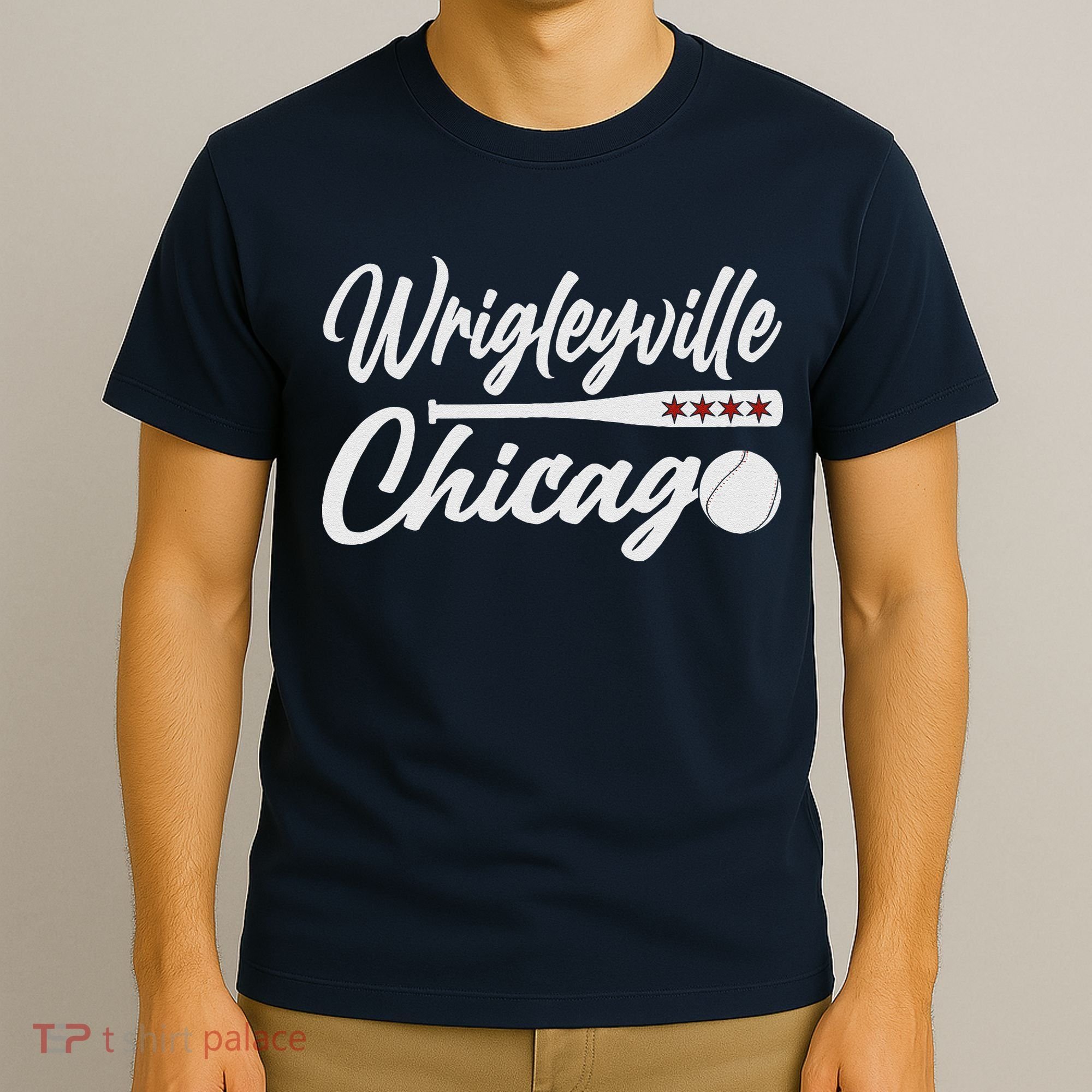 Wrigleyville Chicago Baseball American T-Shirt