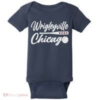 Wrigleyville Chicago Baseball American Baby Bodysuit thumb 0