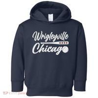 Wrigleyville Chicago Baseball American Toddler Hoodie thumb 0