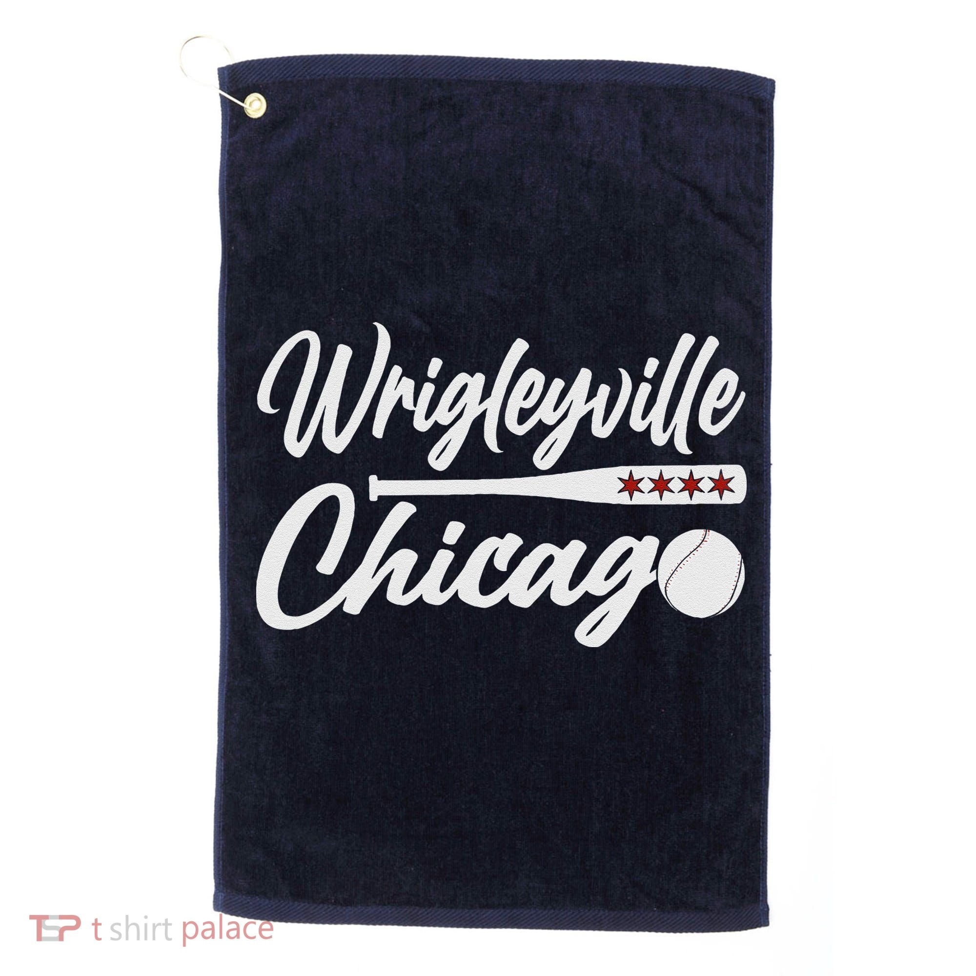 Wrigleyville Chicago Baseball American Golf Towel