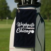 Wrigleyville Chicago Baseball American Golf Towel thumb 2
