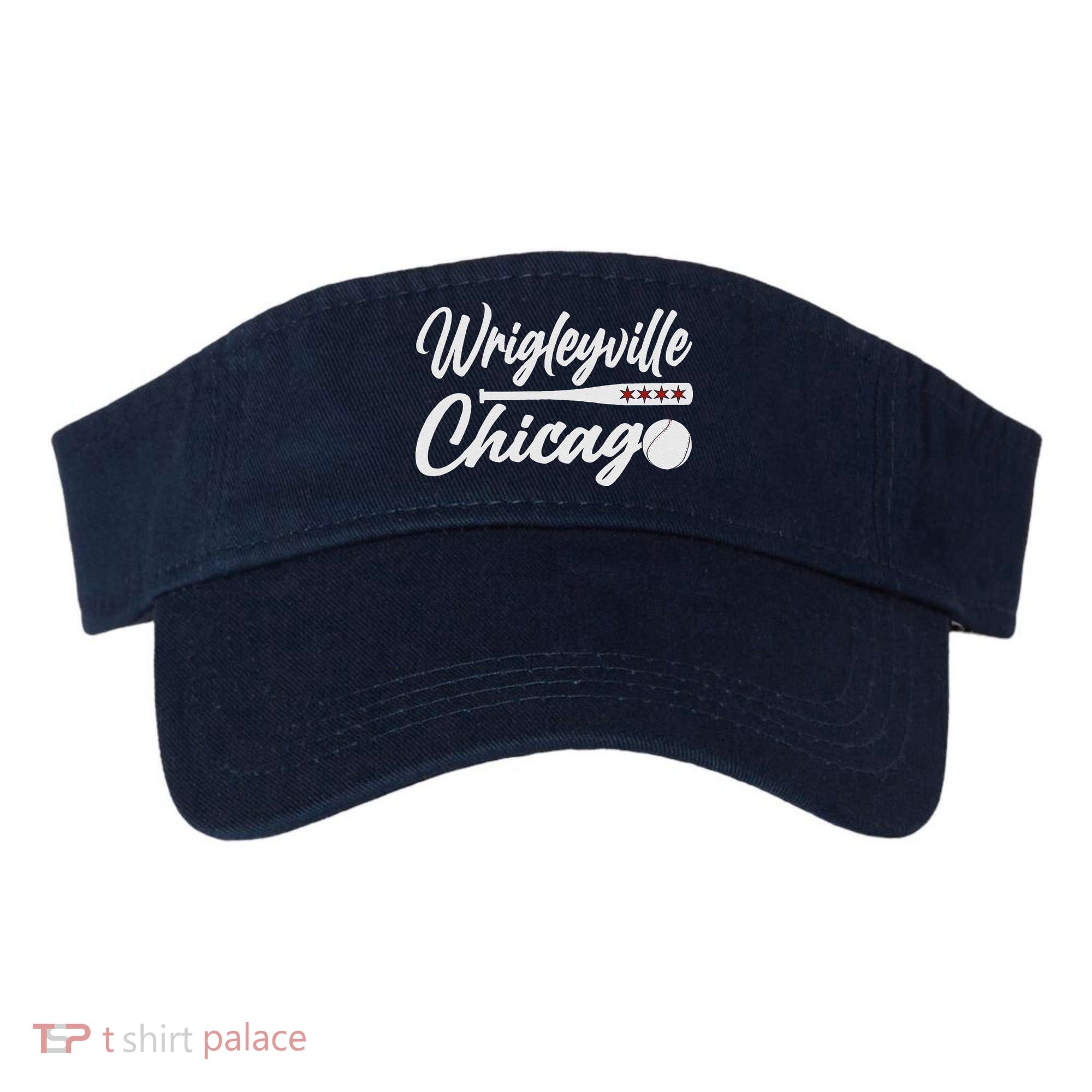 Wrigleyville Chicago Baseball American Visor