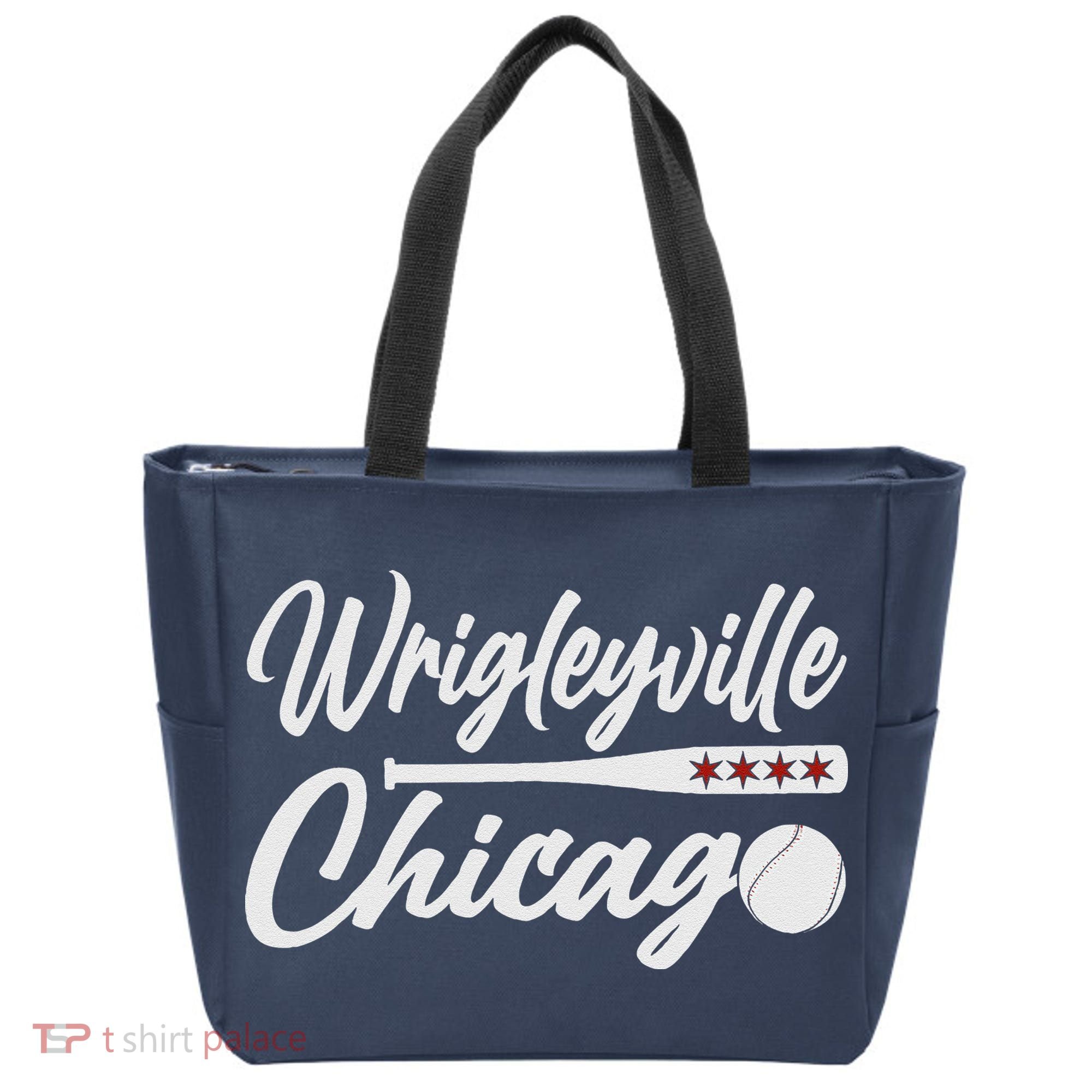 Wrigleyville Chicago Baseball American Tote Bag