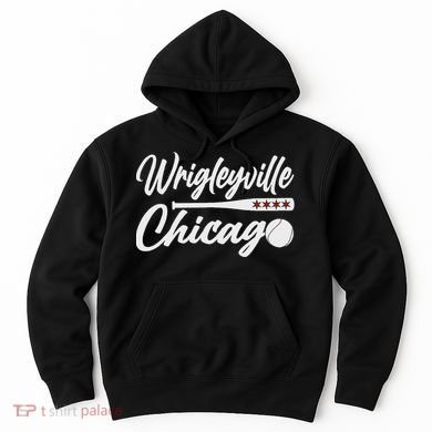 Wrigleyville Chicago Baseball American Hoodie