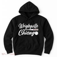 Wrigleyville Chicago Baseball American Hoodie thumb 0