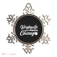 Wrigleyville Chicago Baseball American Ornament thumb 0
