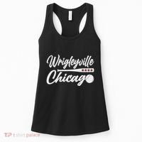 Wrigleyville Chicago Baseball American Women's Tank Top thumb 0