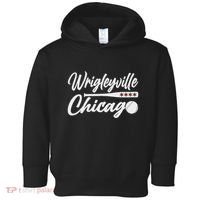 Wrigleyville Chicago Baseball American Toddler Hoodie thumb 0
