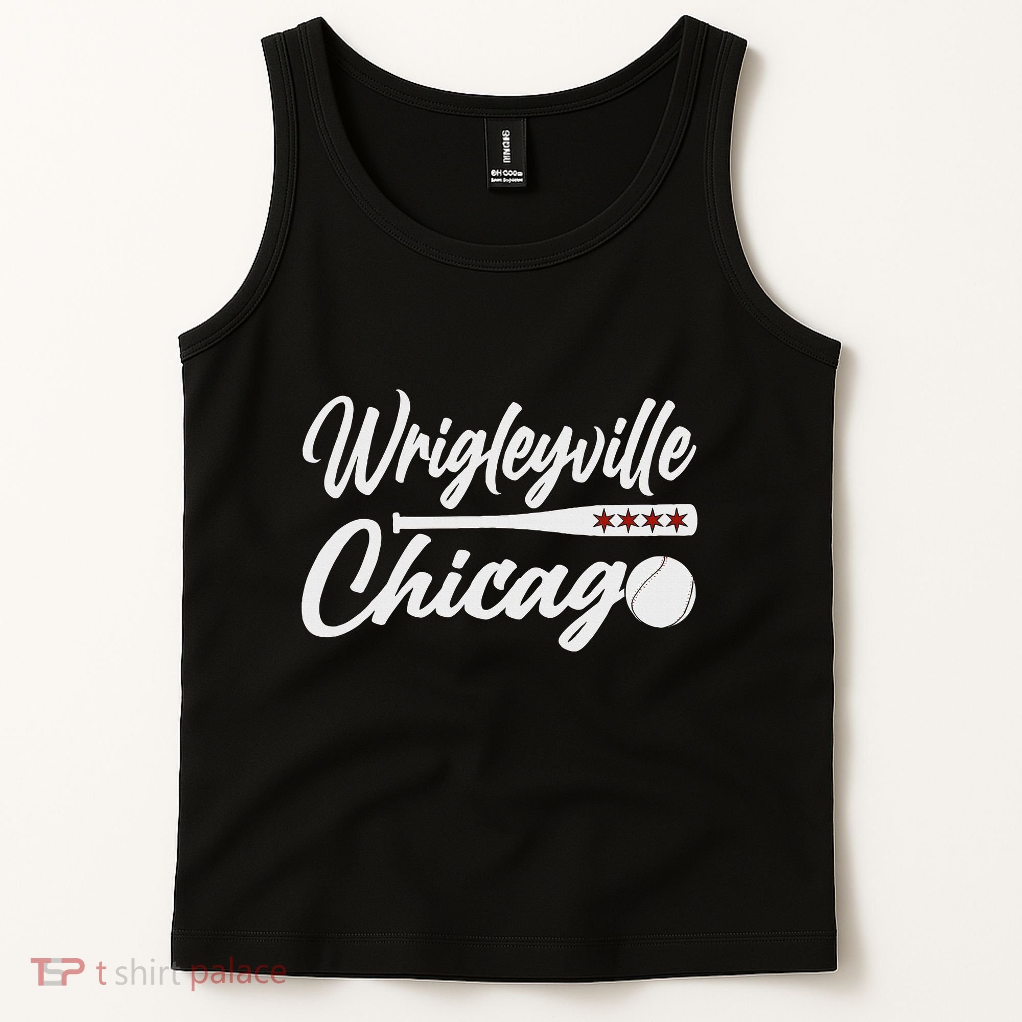 Wrigleyville Chicago Baseball American Tank Top