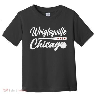 Wrigleyville Chicago Baseball American Toddler T-Shirt