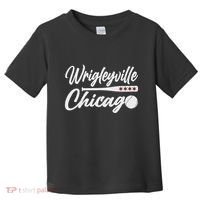 Wrigleyville Chicago Baseball American Toddler T-Shirt thumb 0