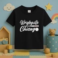 Wrigleyville Chicago Baseball American Toddler T-Shirt thumb 3