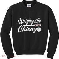 Wrigleyville Chicago Baseball American Kids Sweatshirt thumb 0