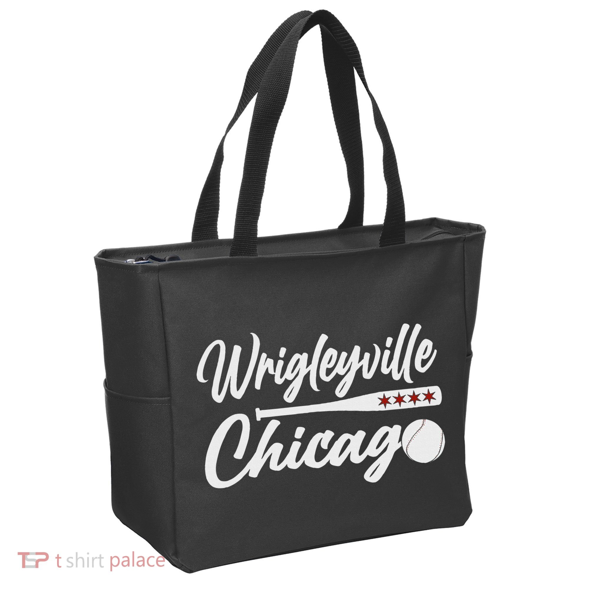 Wrigleyville Chicago Baseball American Tote Bag