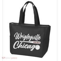 Wrigleyville Chicago Baseball American Tote Bag thumb 3