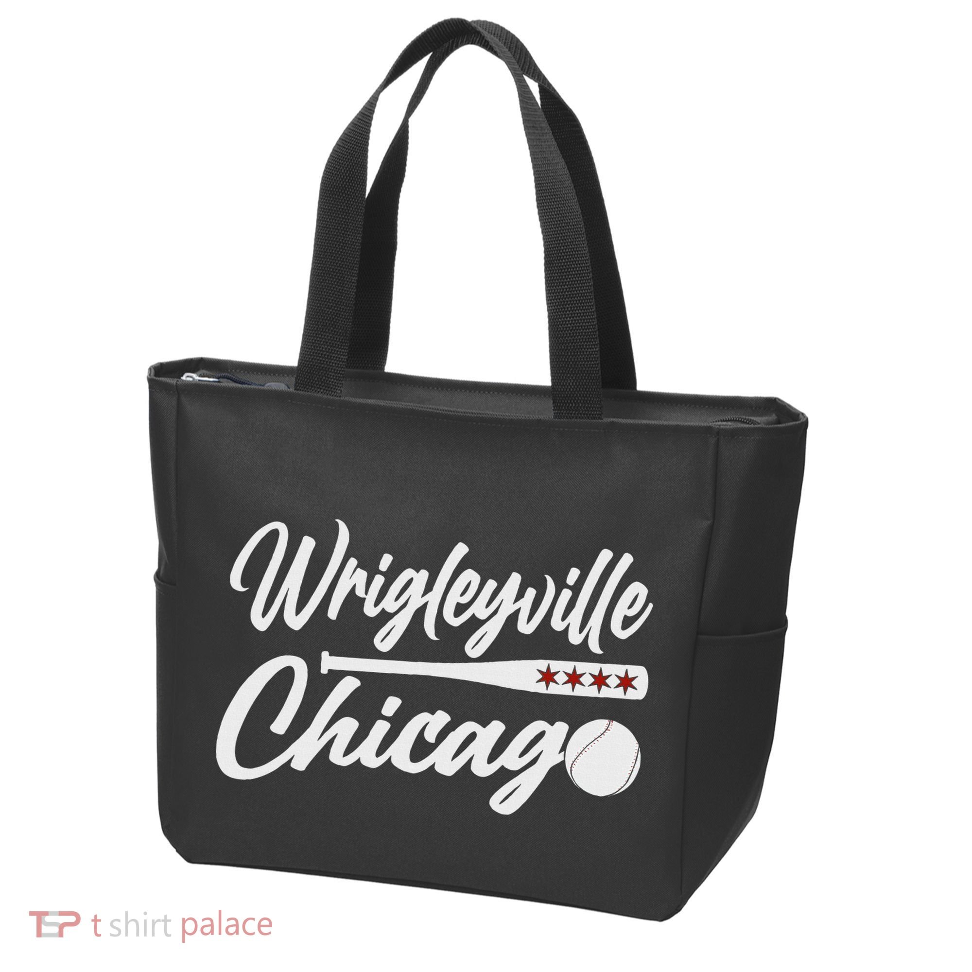 Wrigleyville Chicago Baseball American Tote Bag