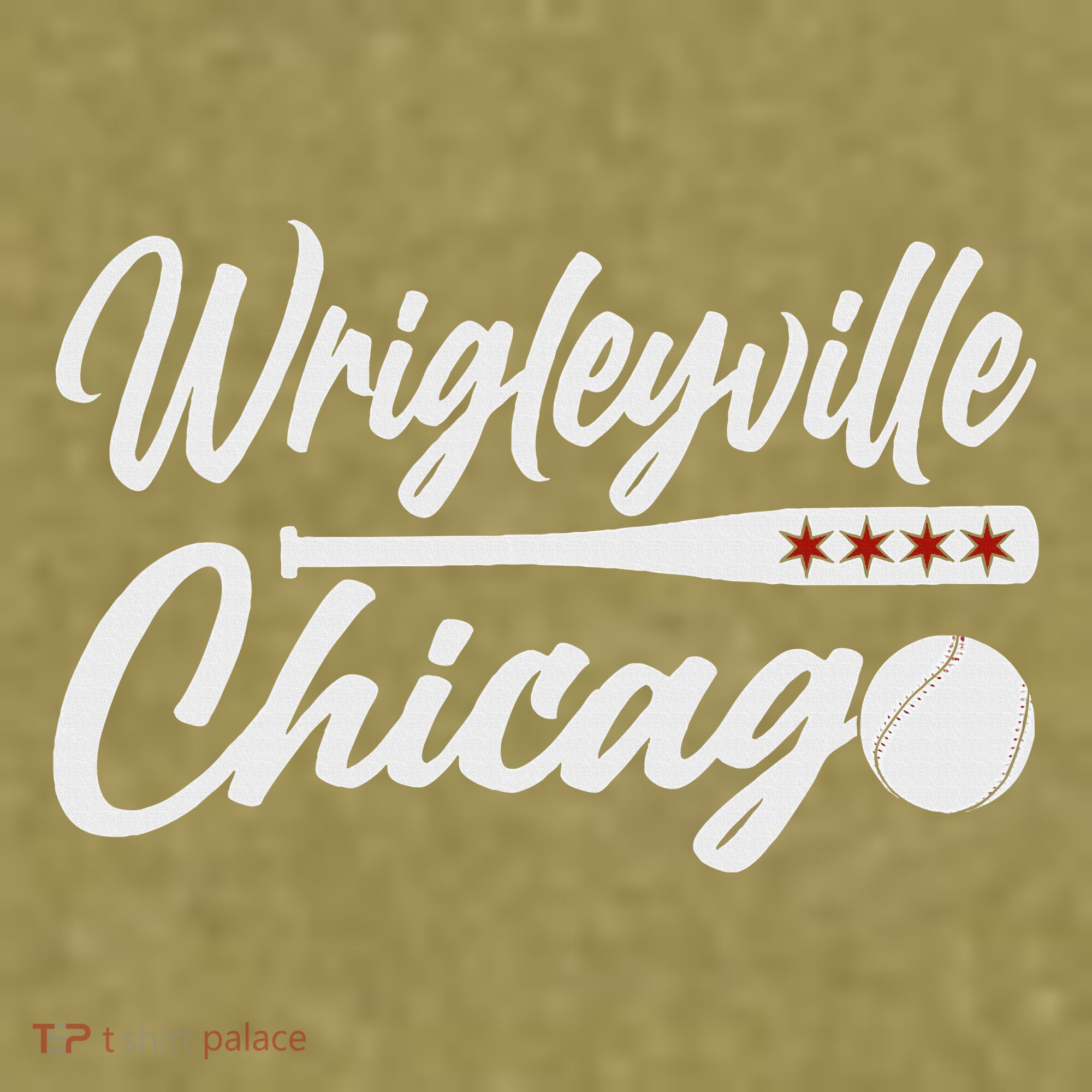 Wrigleyville Chicago Baseball American Garment-Dyed Women's Muscle Tee