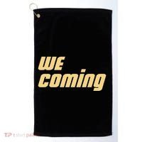 We Coming Buffaloes Football Golf Towel thumb 0