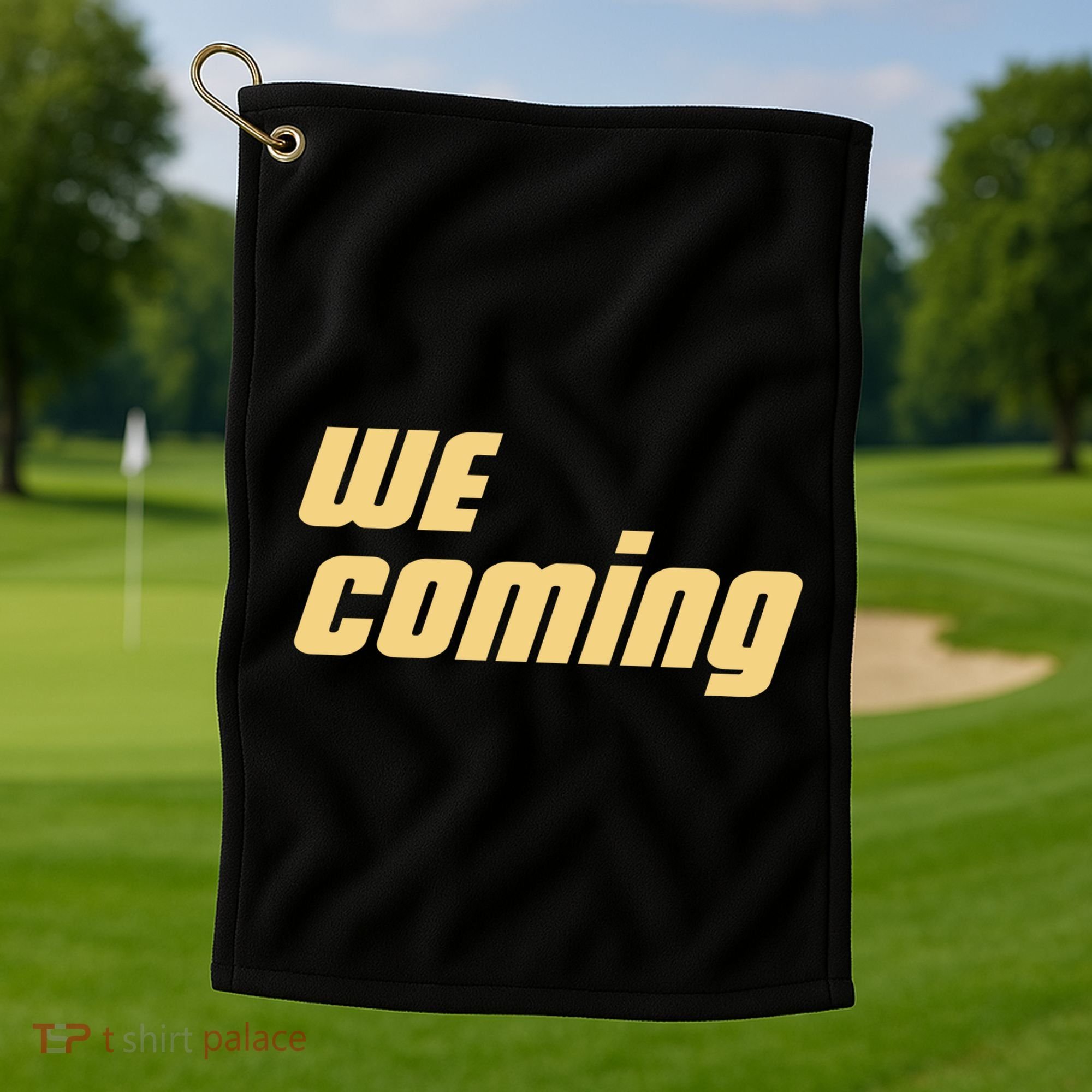 We Coming Buffaloes Football Golf Towel