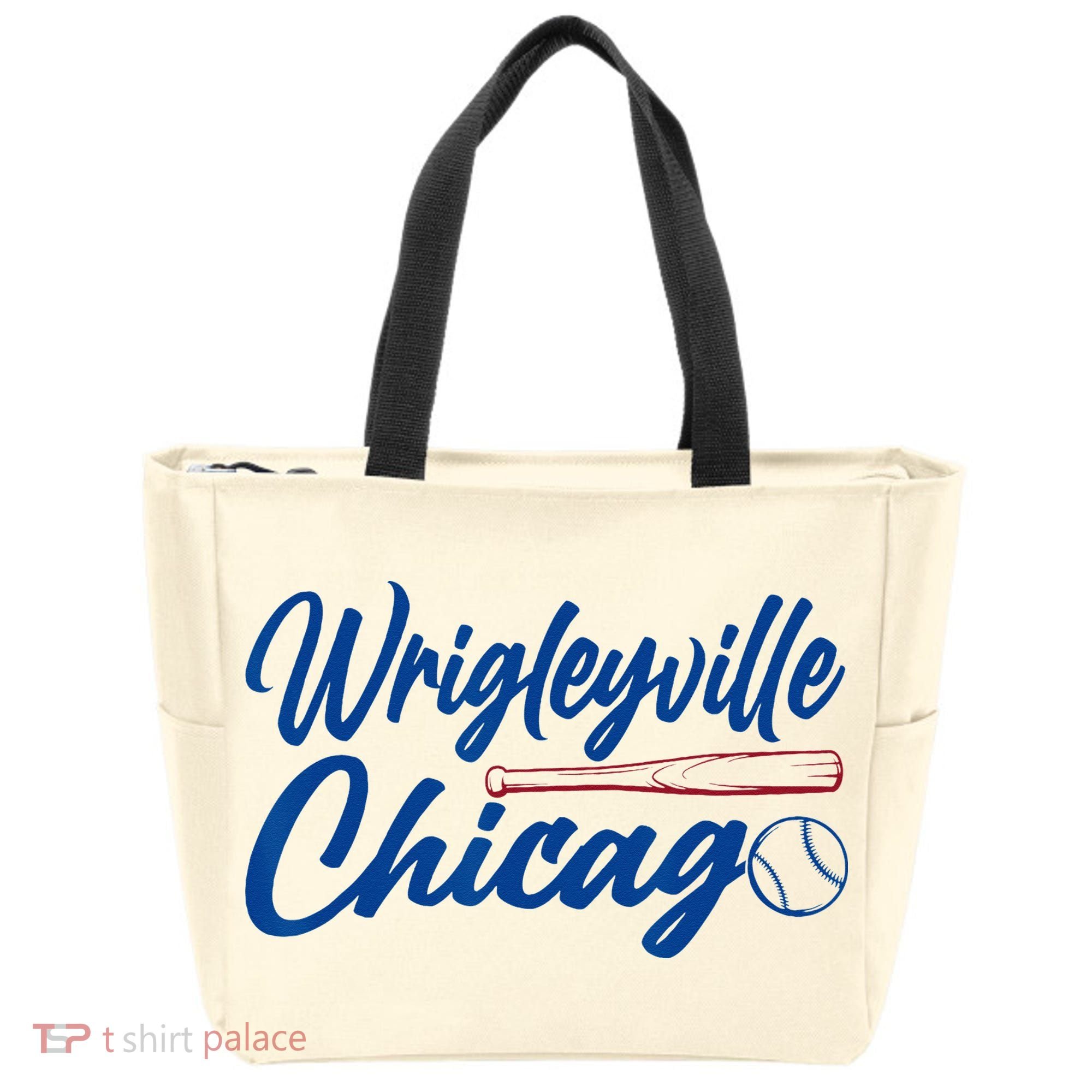 Wrigleyville Chicago Baseball American Tote Bag