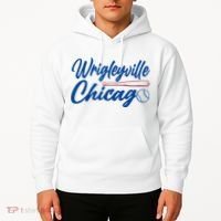 Wrigleyville Chicago Baseball American Hoodie thumb 2