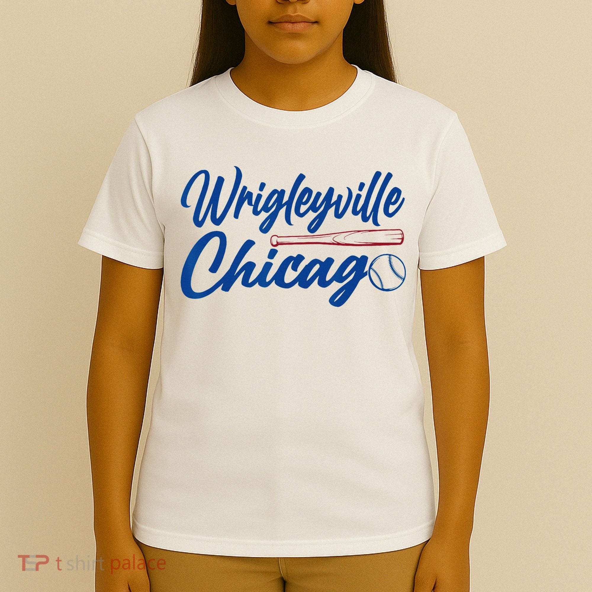Wrigleyville Chicago Baseball American T-Shirt