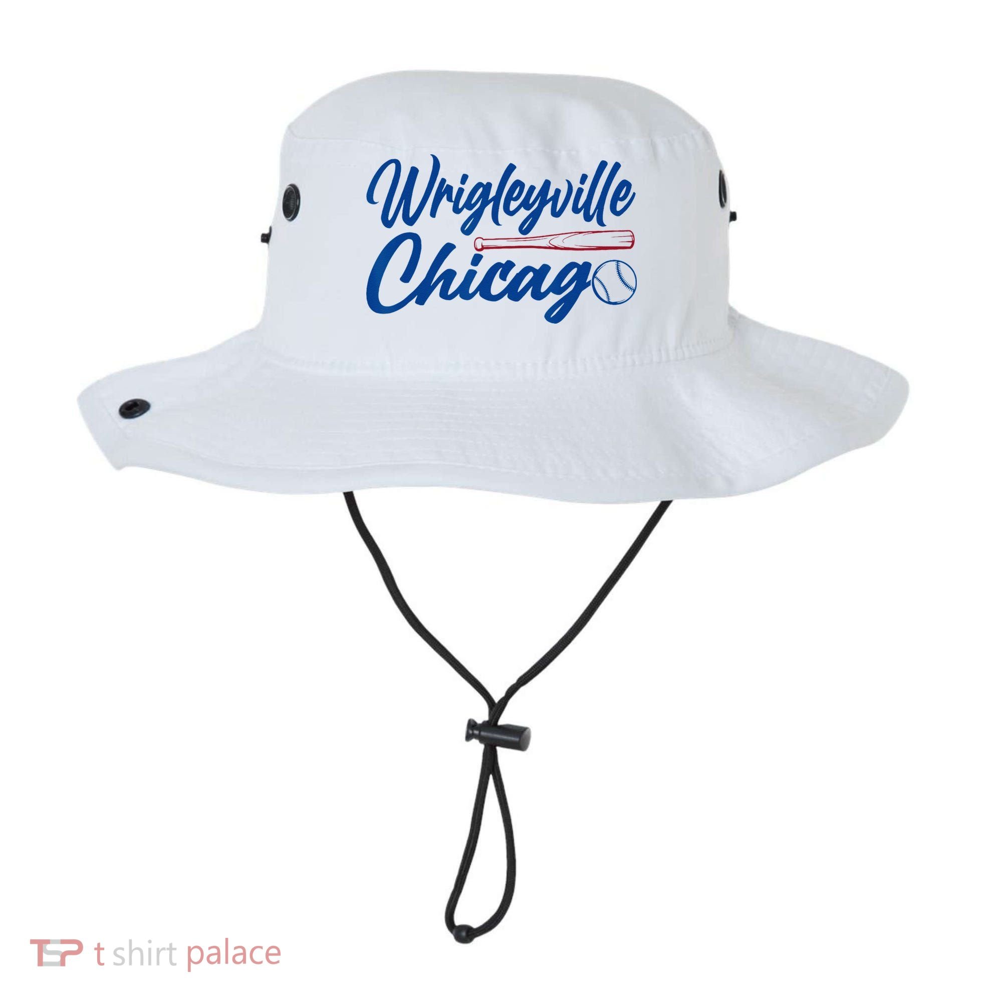 Wrigleyville Chicago Baseball American Bucket Hat